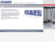 Tablet Screenshot of cemremakina.com.tr